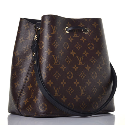 Louis Vuitton Monogram Neonoe MM Black 3 of 8