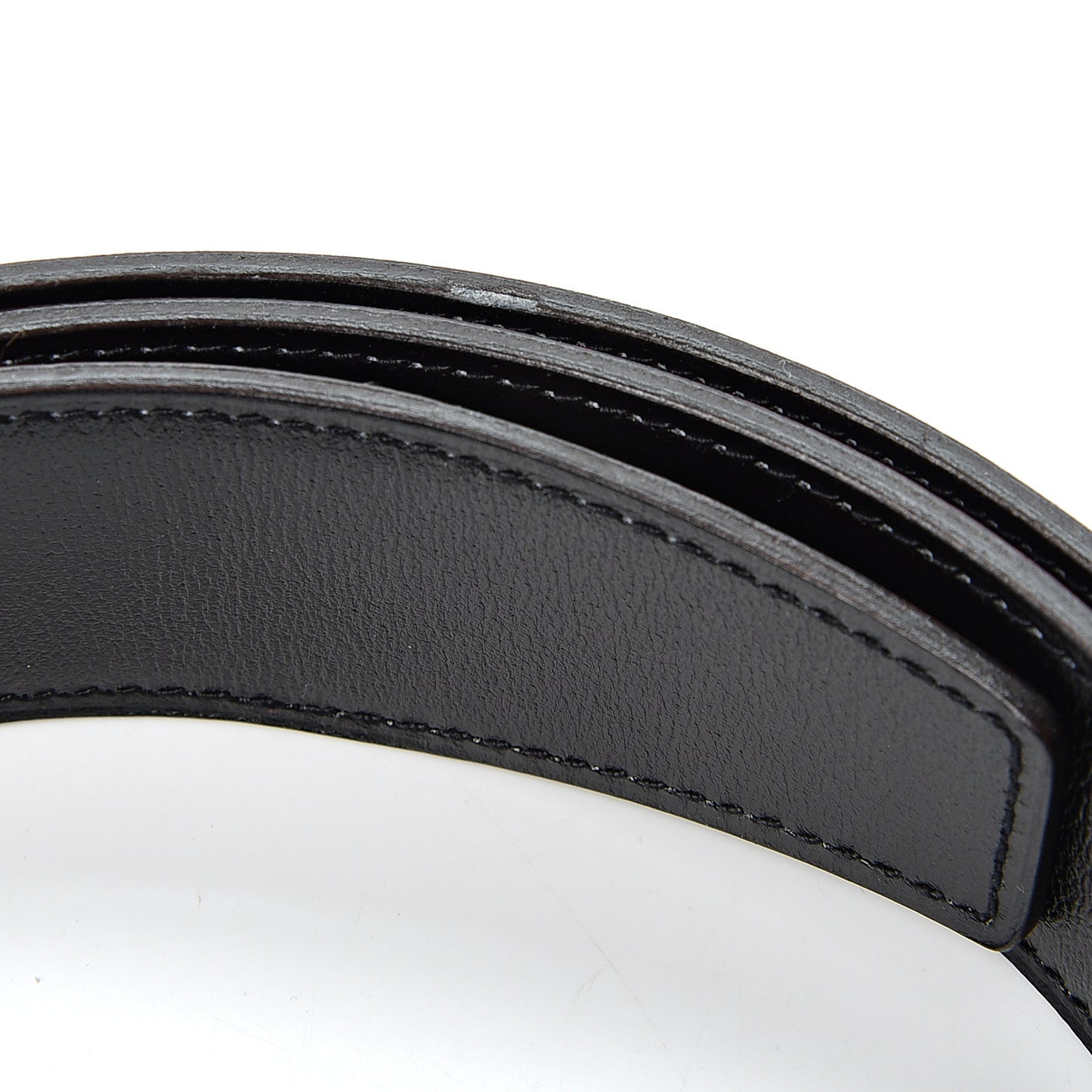 Box Togo 32mm Martelee H Belt 85 Rouge Grenat Black