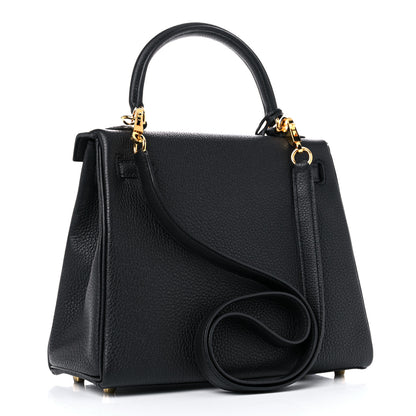 Hermes Togo Kelly Retourne 25 Black 3 of 41