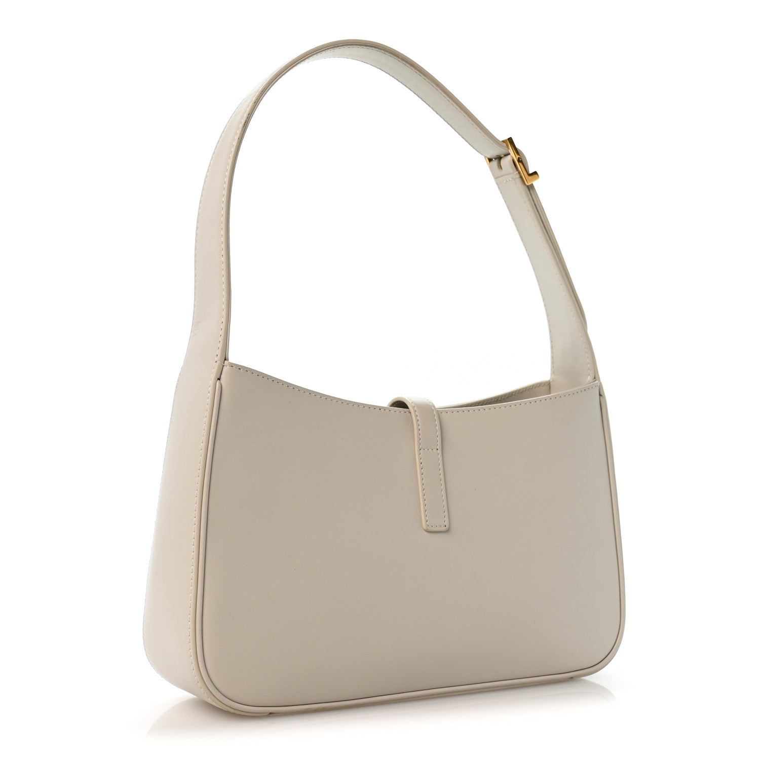 Saint Laurent Smooth Calfskin Le 5 A 7 Hobo Crema Soft 2 of 12