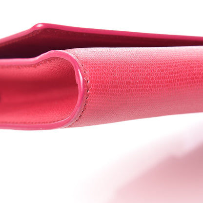 Saint Laurent Textured Calfskin Y Ligne Clutch Fuchsia 12 of 15