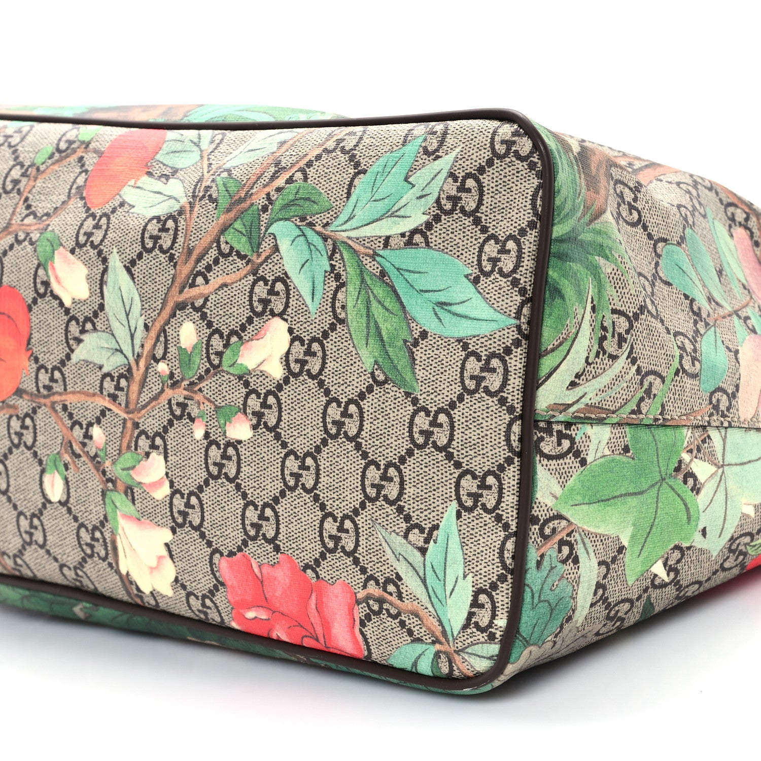 Gucci Soft GG Supreme Monogram Tian Medium Crossbody Tote Beige Multicolor New Acero 10 of 10
