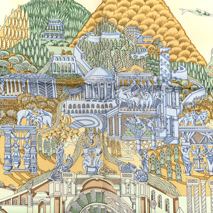 Hermes Silk L’Atlantide Scarf 90 3 of 5