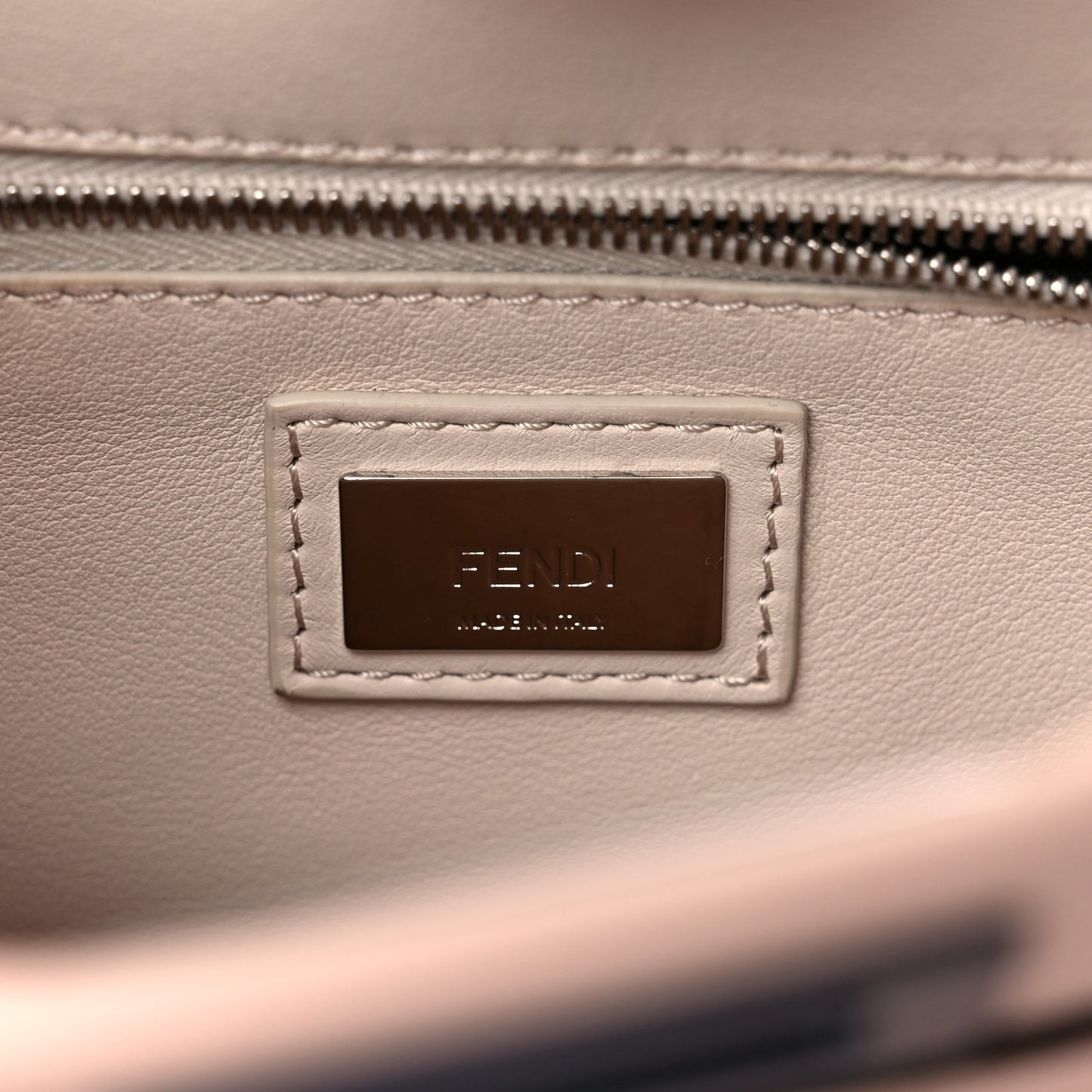 Calfskin Whipstitch Mini Peekaboo Iconic Satchel Plaster Albicocca Multicolor
