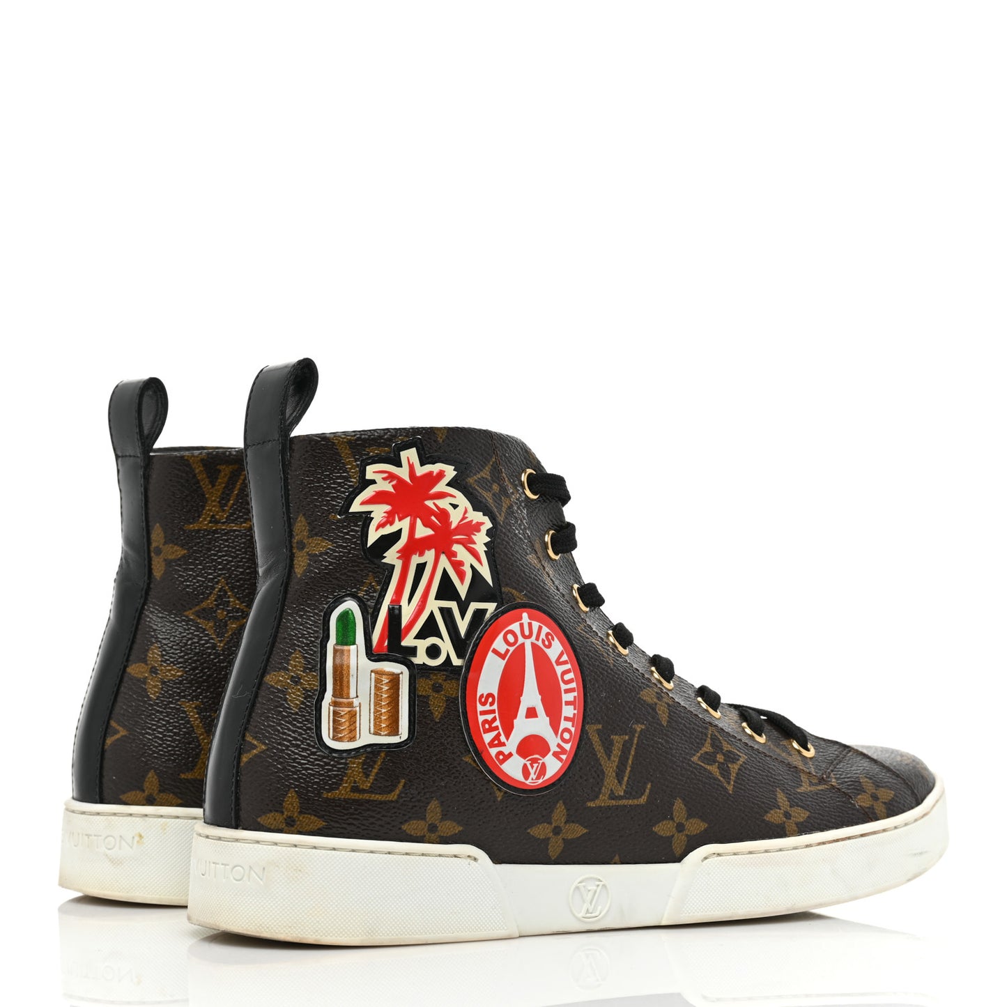 Calfskin Monogram World Tour Sneaker Boot 38.5