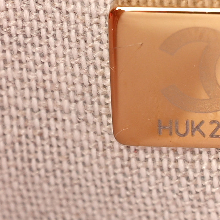 Calfskin Medium Deauville Tote Coral Pink