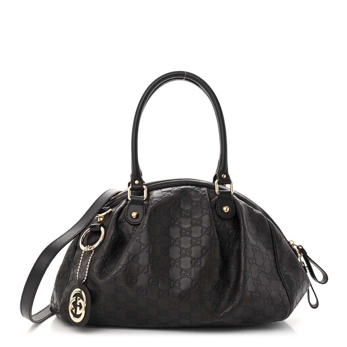 Guccissima Medium Sukey Boston Chocolate