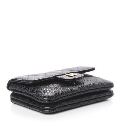 Chanel Caviar Quilted Coin Purse Black 4 of 9