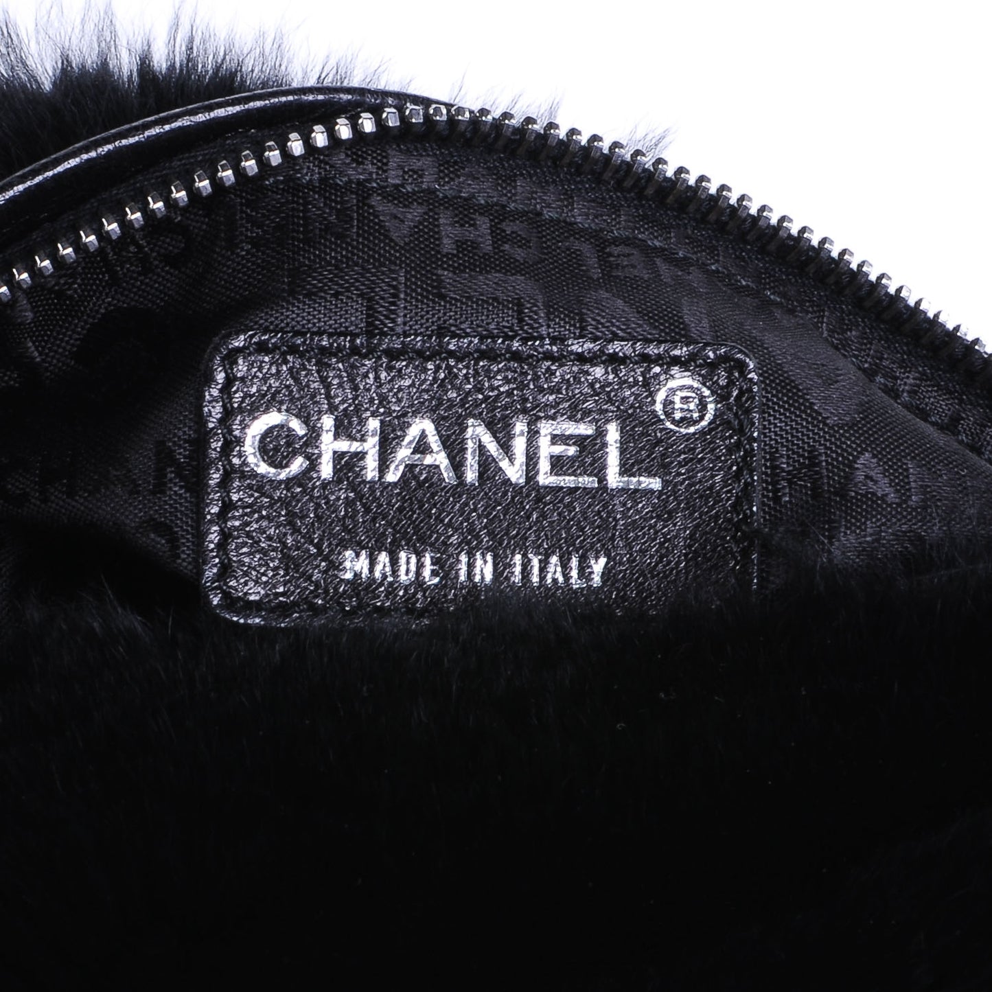 Rabbit Fur Hobo Black