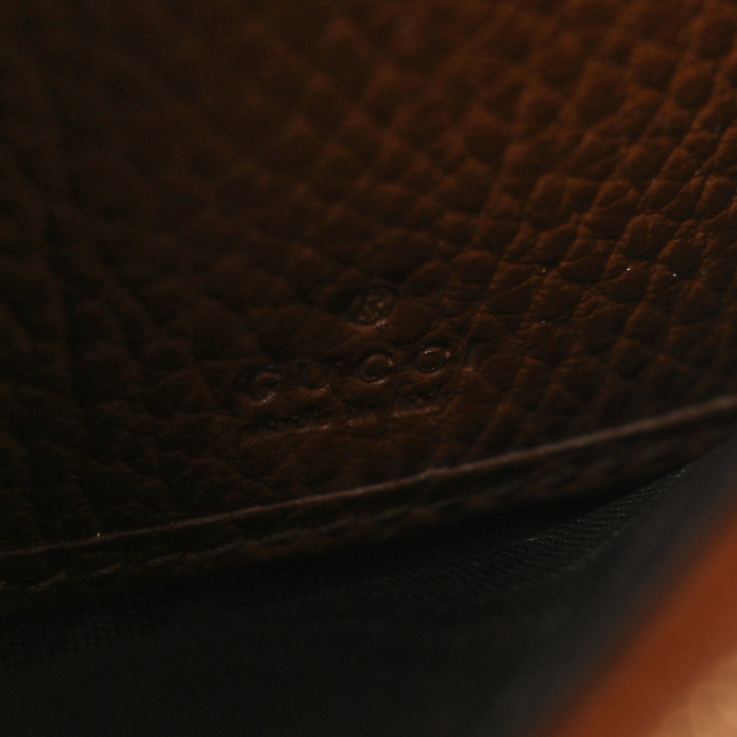 New Denim GG Monogram Jackie 1961 Chain Wallet Blue Tea Cuir