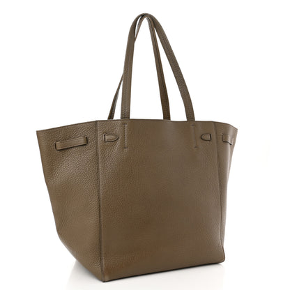 Celine Soft Grained Calfskin Small Belt Cabas Phantom Taupe 3 of 12