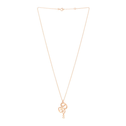 Hermes 18K Rose Gold Diamond Chaine D Ancre Enchainee Necklace MM 3 of 5