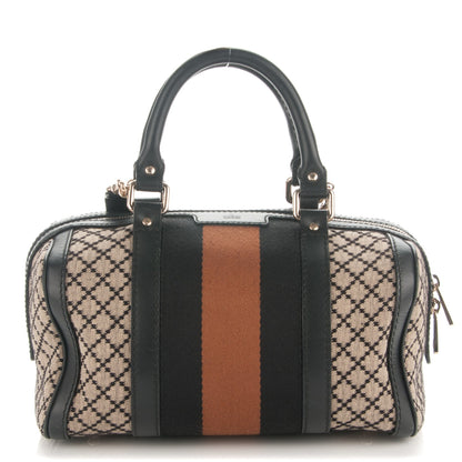 Gucci Diamante Vintage Web Small Boston Black 1 of 7