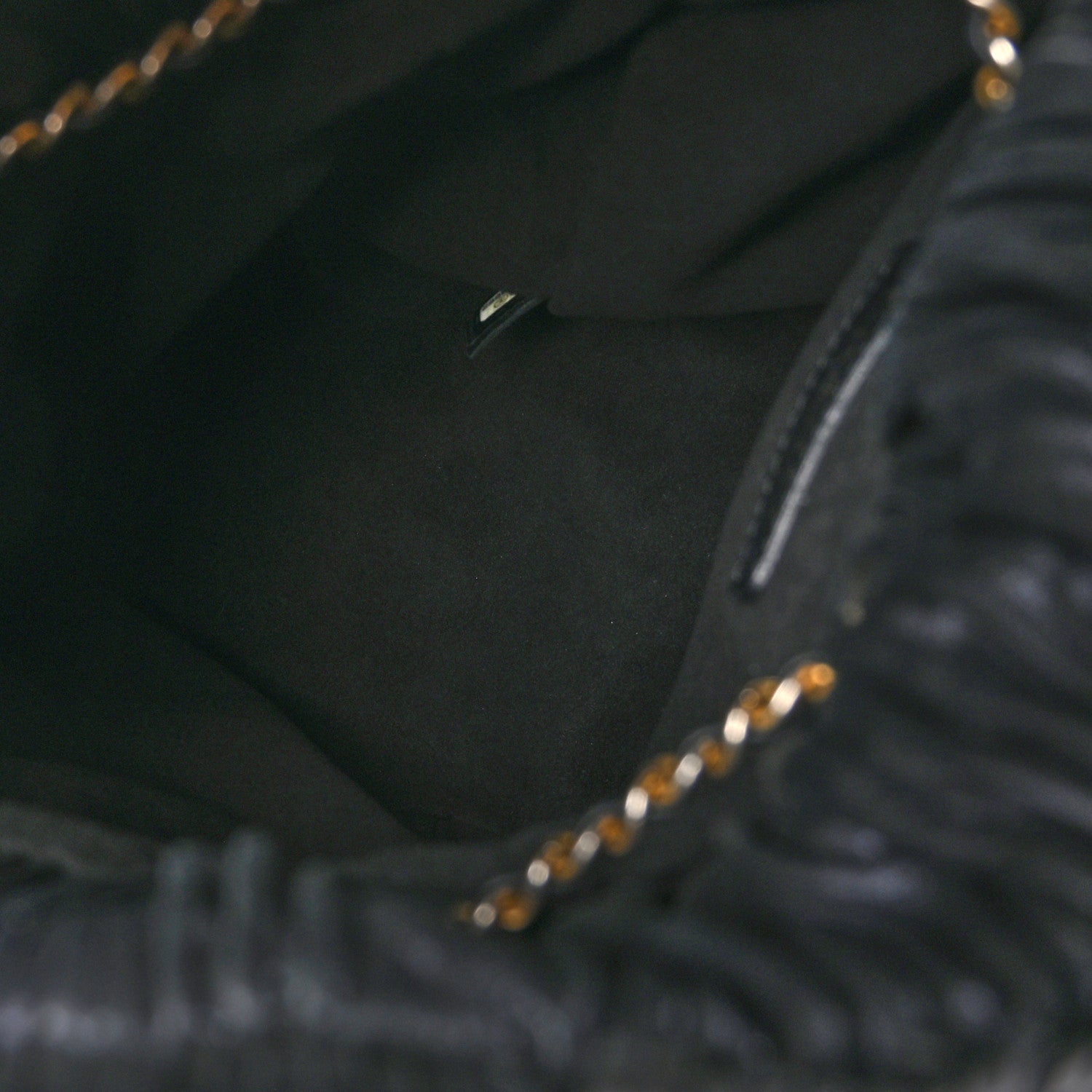 Chanel Iridescent Crumpled Calfskin Small Coco Pleats Backpack Black 5 of 10