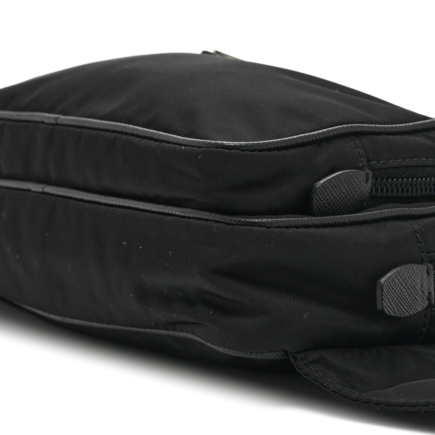 Prada Re-Nylon Saffiano Belt Bag L Black 11 of 11