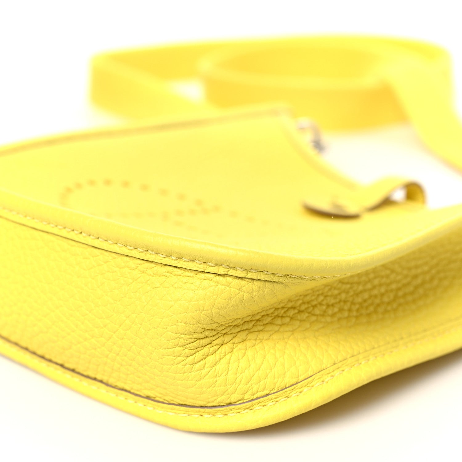 Hermes Taurillon Clemence Evelyne TPM Lime 10 of 10
