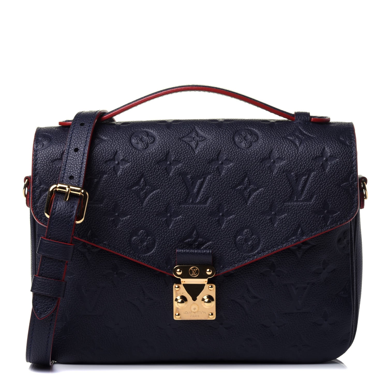 Louis Vuitton Empreinte Pochette Metis Marine Rouge 1 of 4