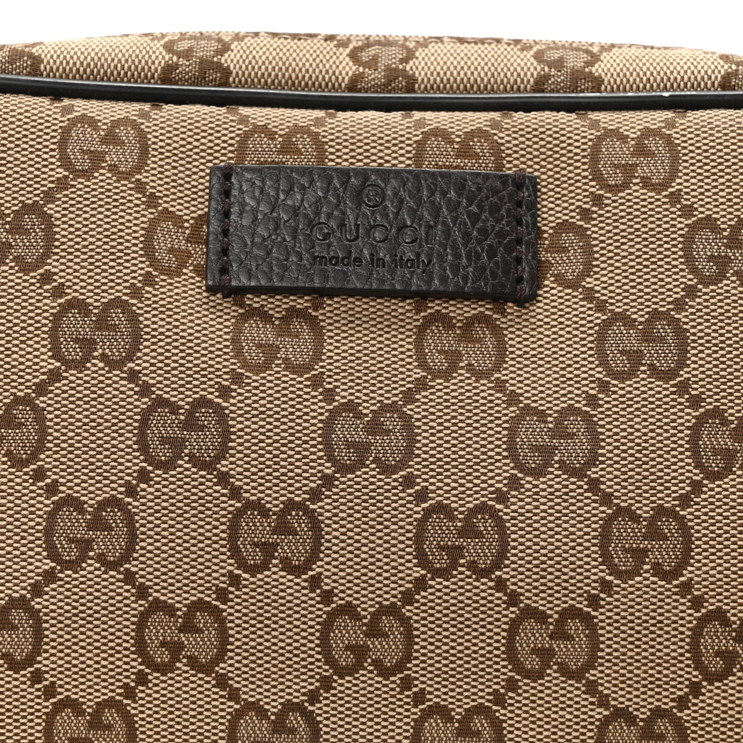 Monogram Belt Bag Dark Brown