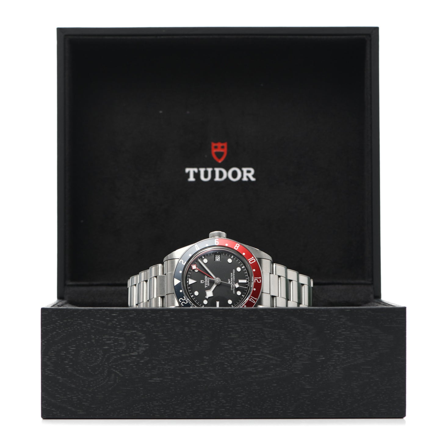 Stainless Steel 41mm Black Bay GMT Automatic Watch Black 79830RB