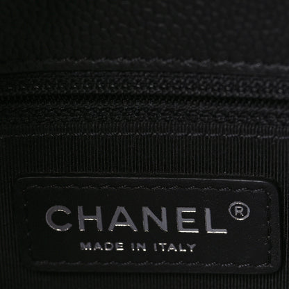 Chanel Caviar Quilted Small CC Box Top Handle Flap Black 6 of 9
