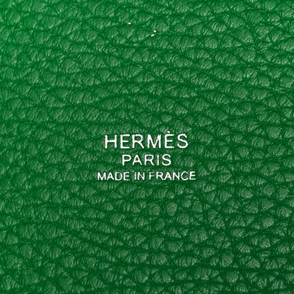 Hermes Taurillon Clemence Monochrome Picotin Lock 18 PM Bambou 6 of 10