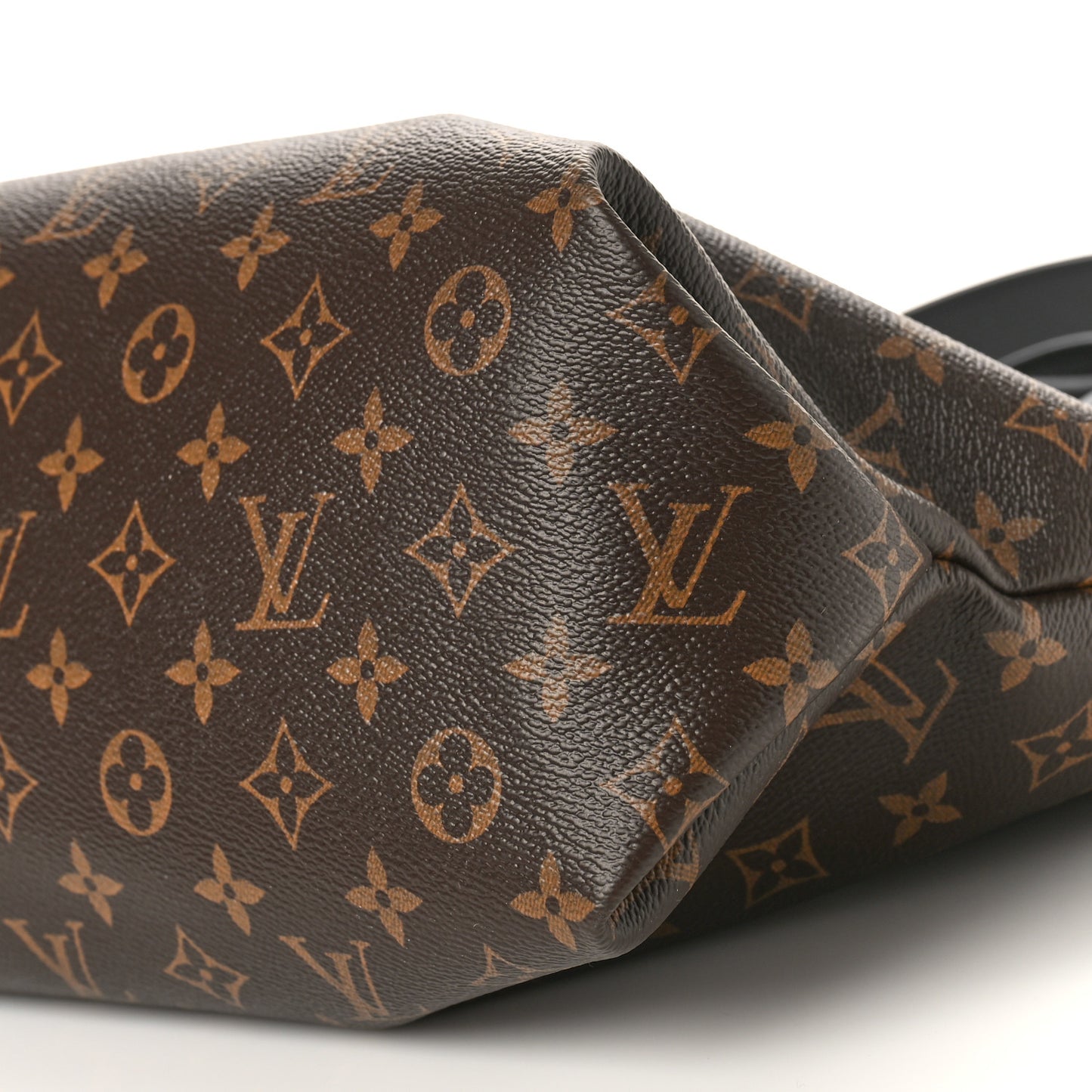 Monogram Flower Zipped Tote MM Black