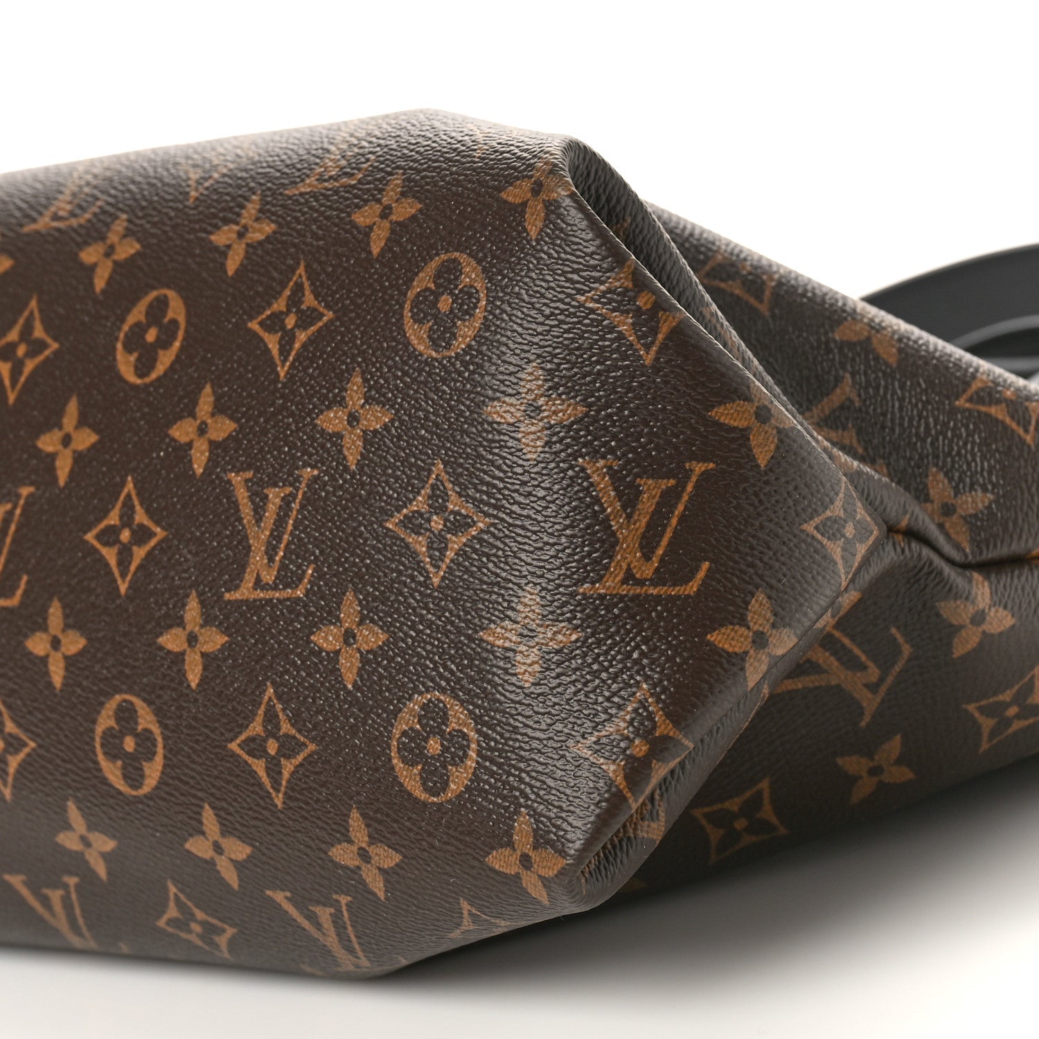 Louis Vuitton Monogram Flower Zipped Tote MM Black 9 of 9