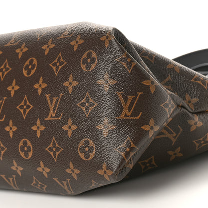Louis Vuitton Monogram Flower Zipped Tote MM Black 9 of 9