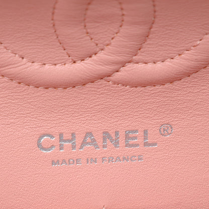 Chanel Patent Quilted Medium Double Flap Light Pink 6 of 9