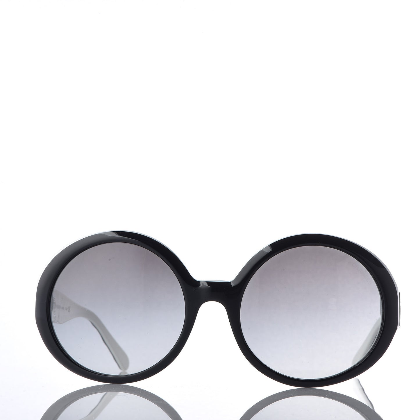 Quilted CC Mod Sunglasses 5120 Black White