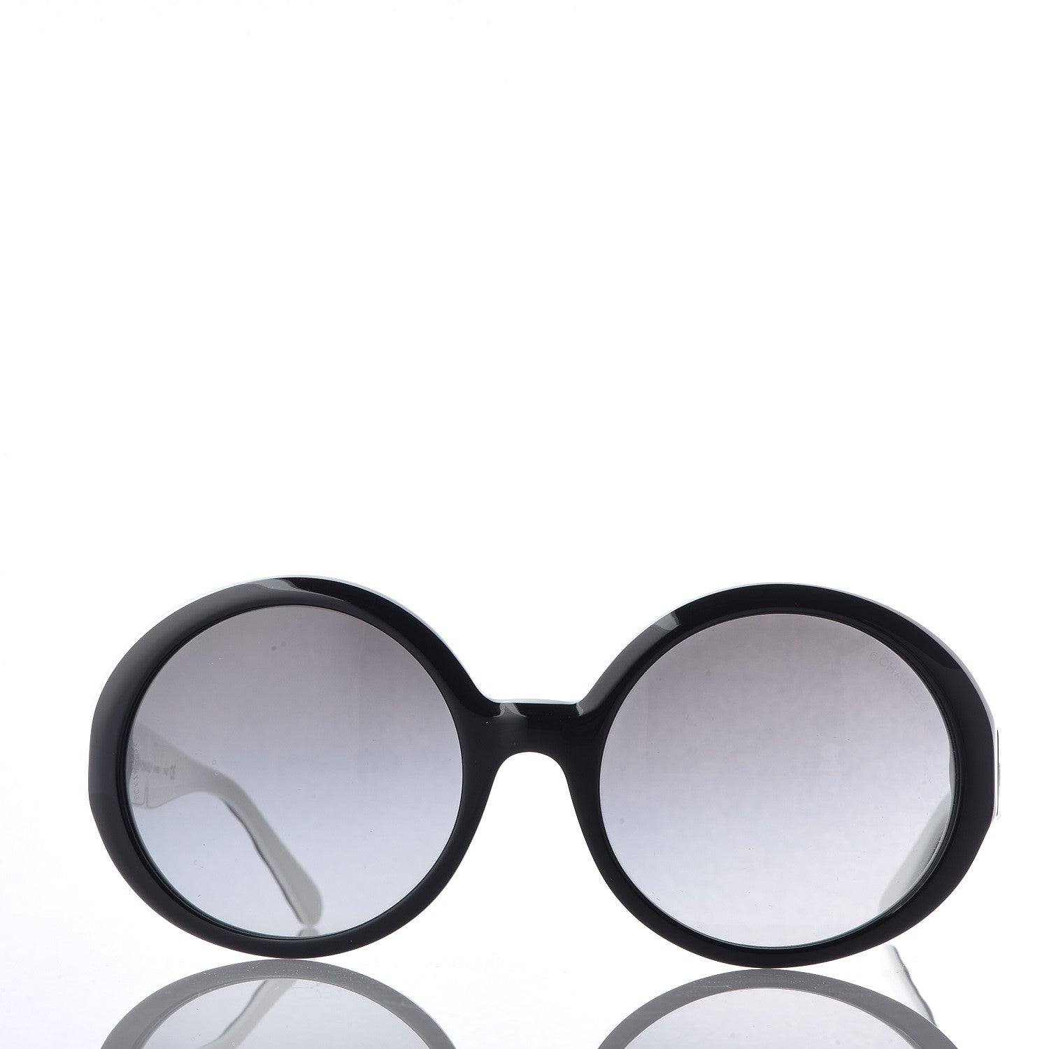 Chanel Quilted CC Mod Sunglasses 5120 Black White 2 of 10