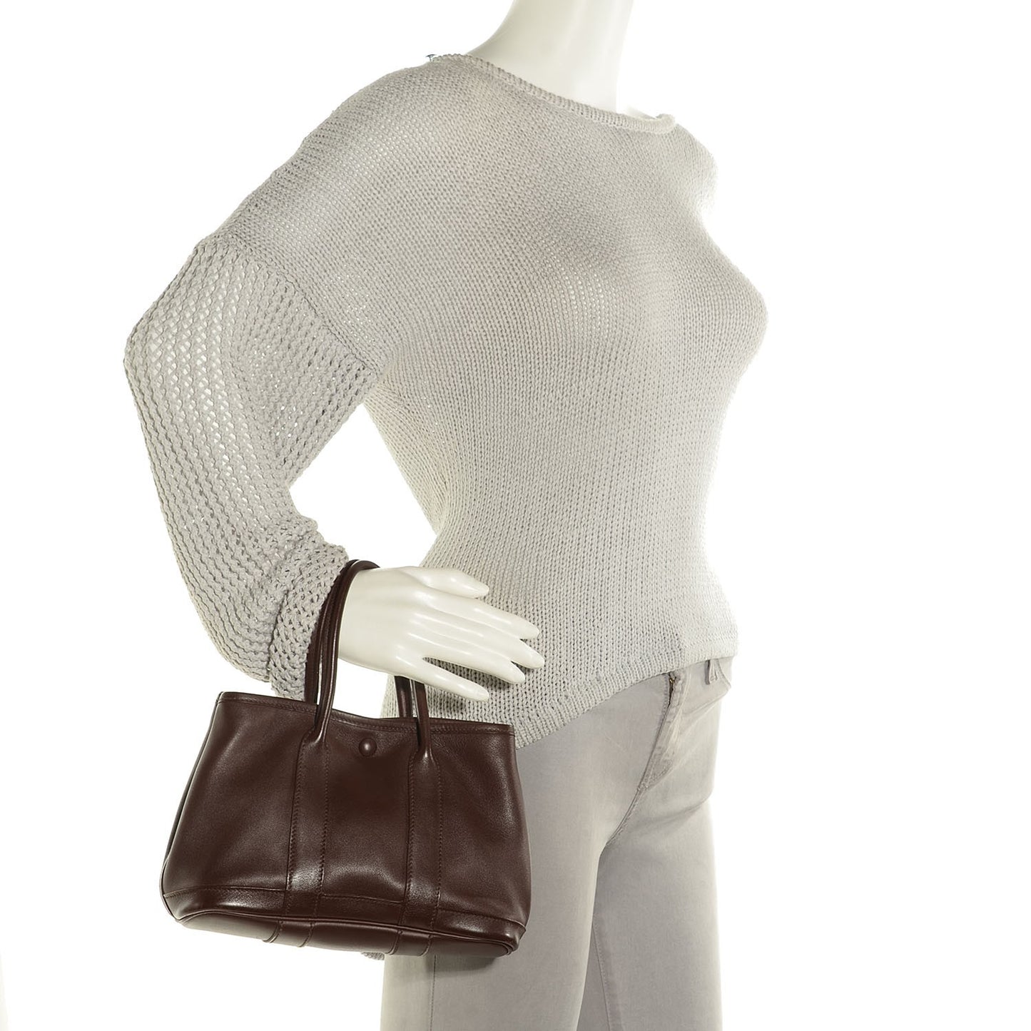 Veau Swift Bolduc Twilly Garden Party TTPM Tote Chocolate