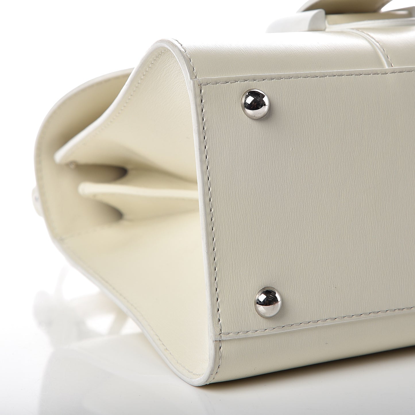 Calfskin Mini Brillant Satchel Ivory