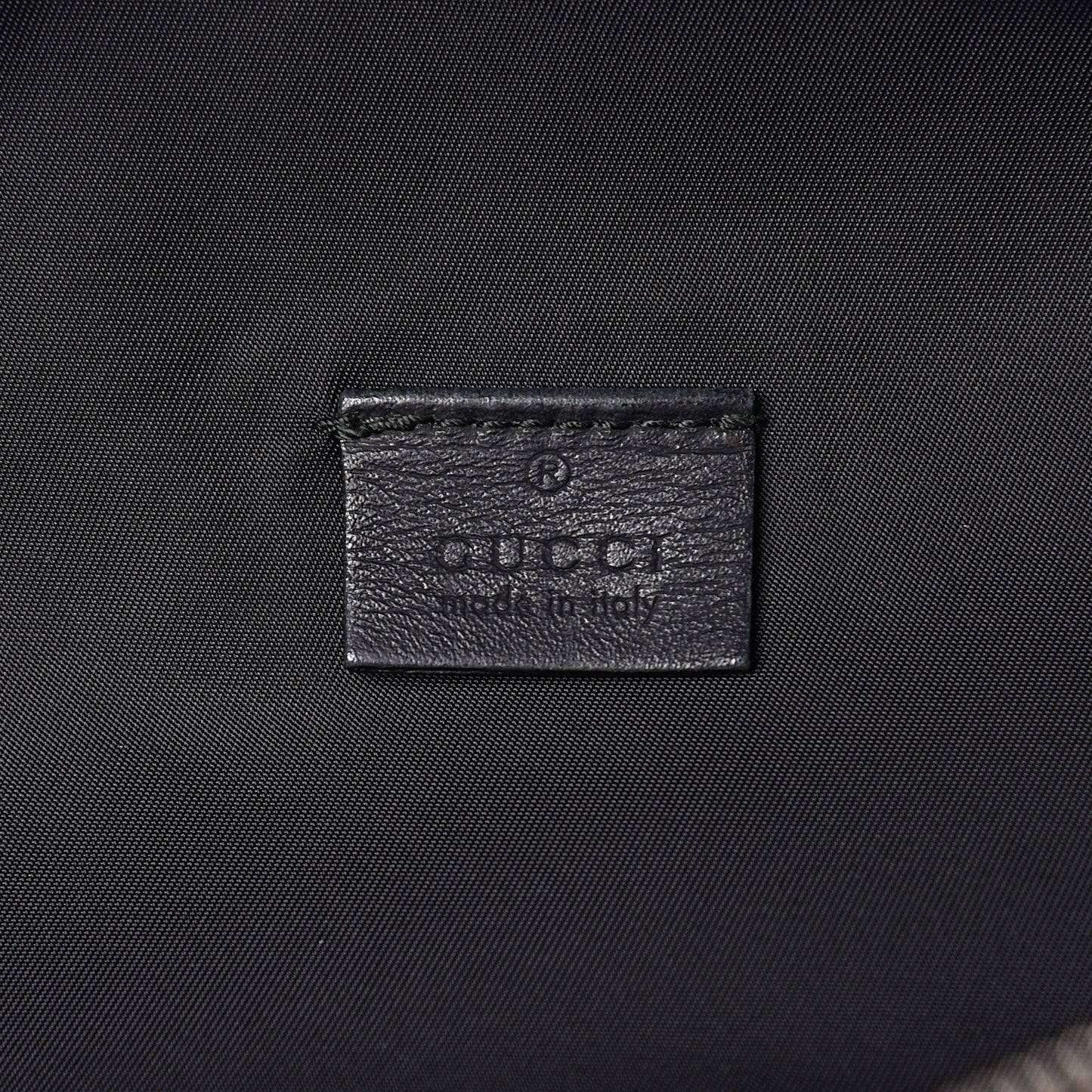 Guccissima Web Belt Bag Black