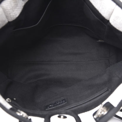 Chanel Canvas Small Deauville Tote Grey 4 of 9