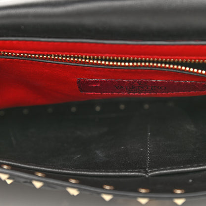 Valentino Garavani Lambskin Large Rockstud Spike Shoulder Bag Black 11 of 11