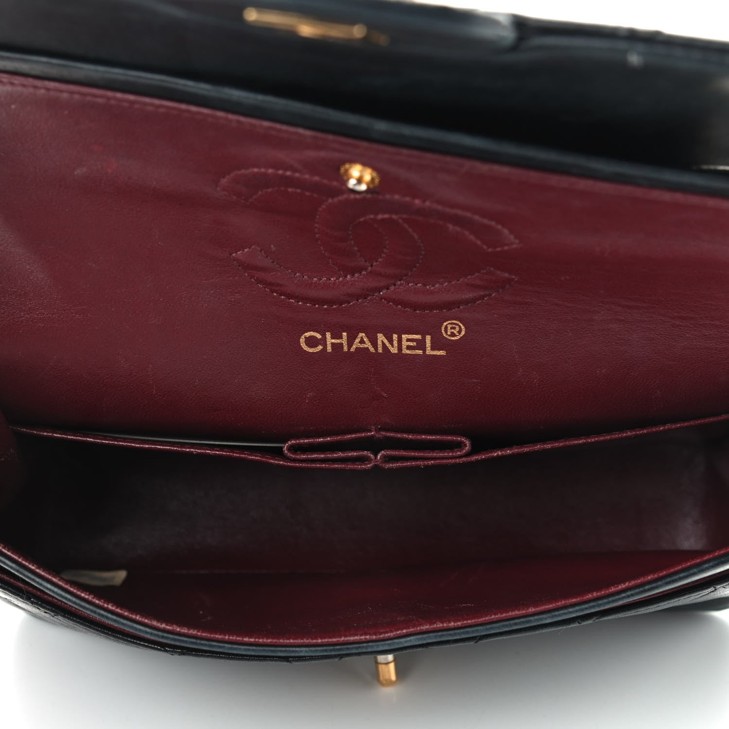 Chanel Lambskin Quilted Small Double Flap Black 4 of 14