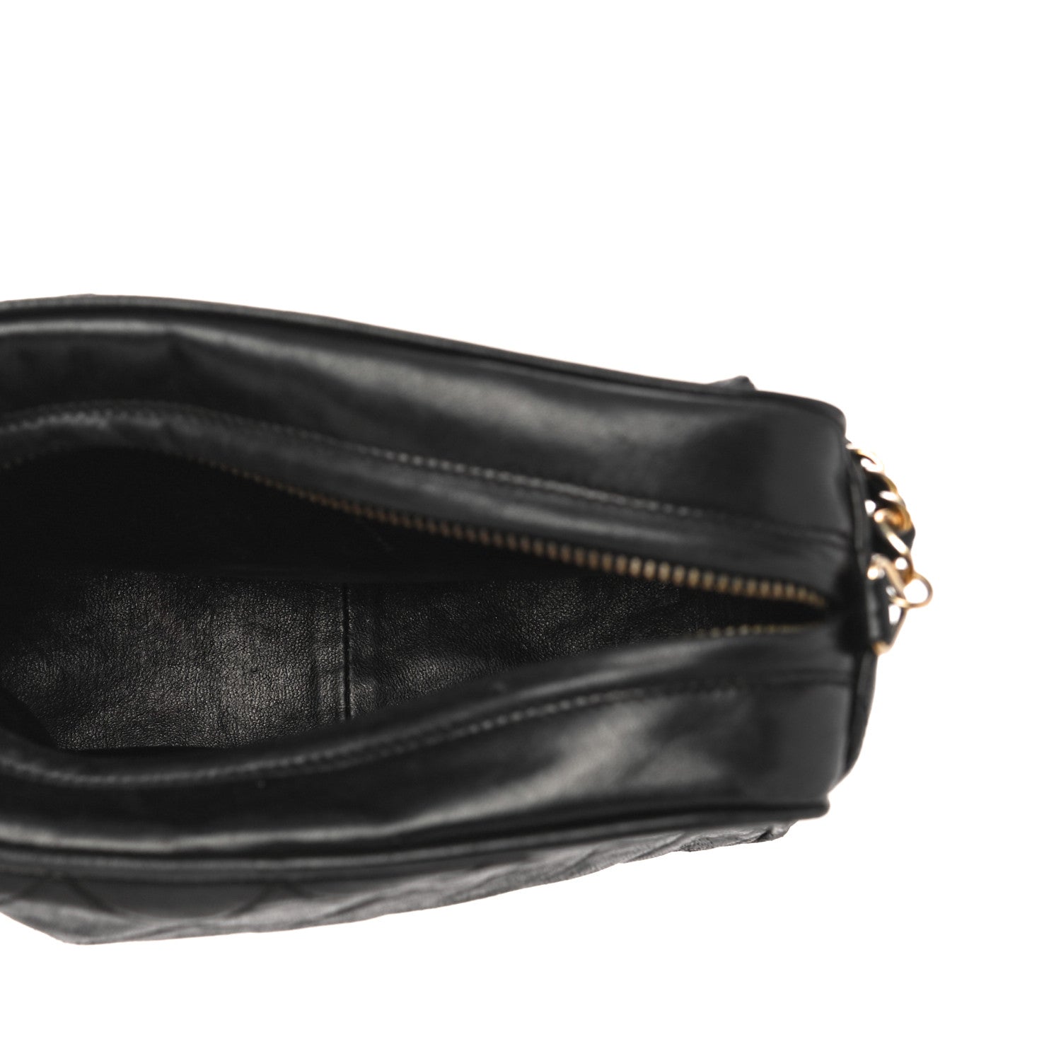 Chanel Lambskin Quilted Tassel Camera Case Black 5 of 17