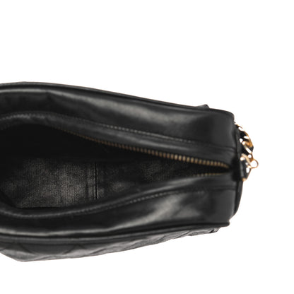 Chanel Lambskin Quilted Tassel Camera Case Black 5 of 17