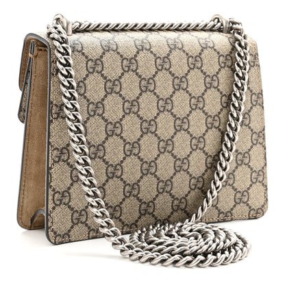 Gucci GG Supreme Monogram Mini Dionysus Shoulder Bag Taupe 3 of 11