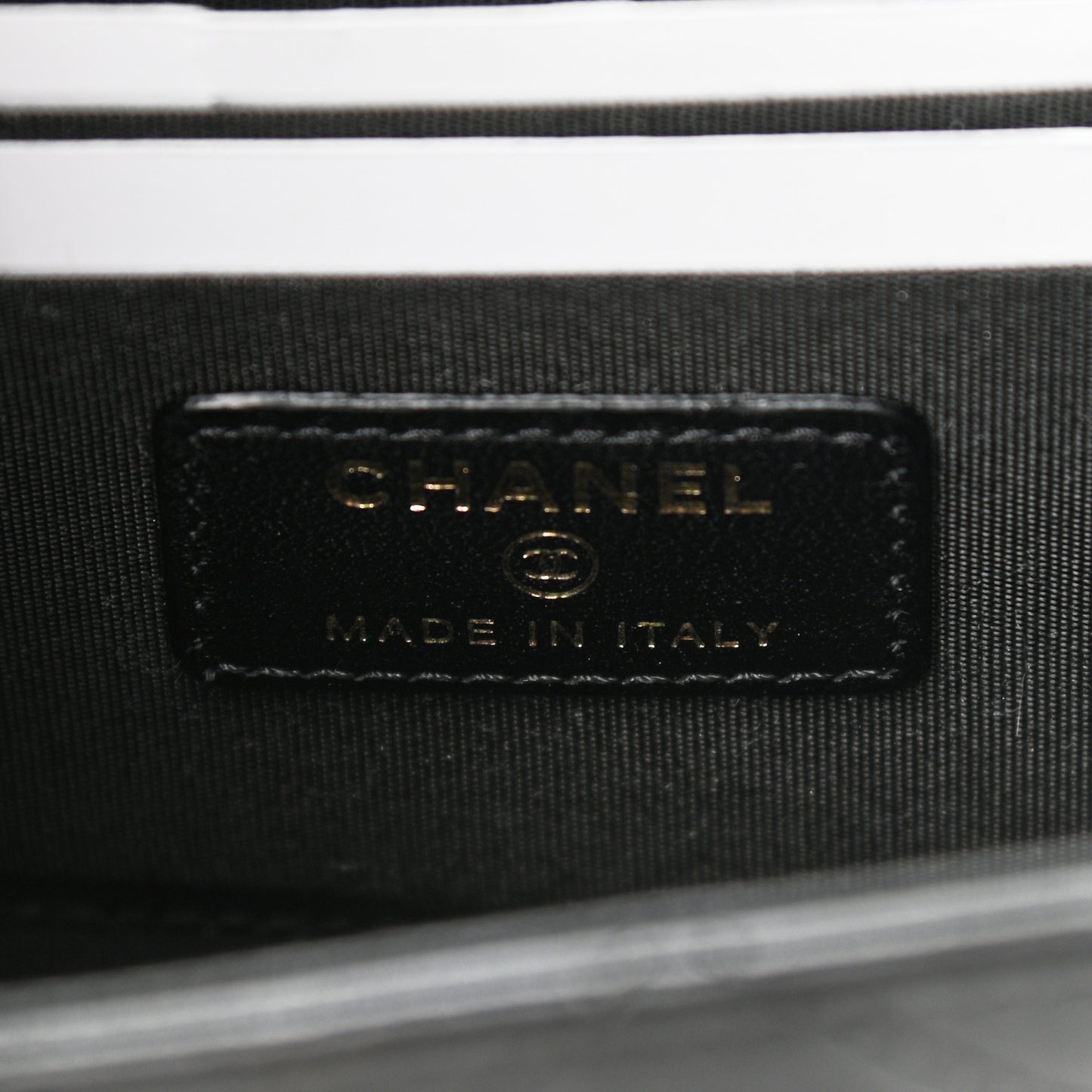 Lambskin Quilted Mini Trendy CC Chain Wallet Black