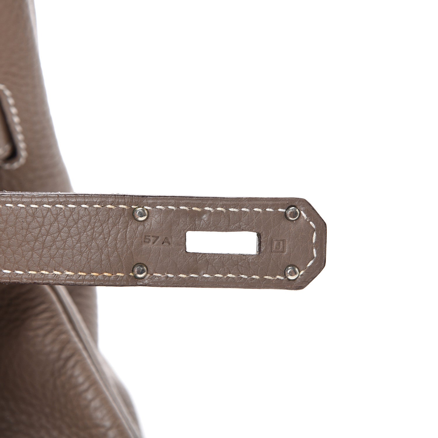 Hermes Taurillon Clemence JPG Birkin 42 Etoupe 6 of 16
