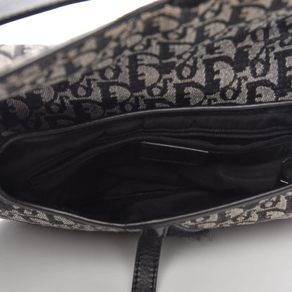 Christian Dior Monogram Double Saddle Bag Black 5 of 9