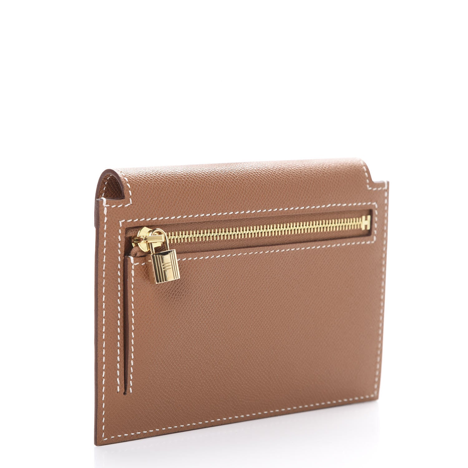 Hermes Epsom Kelly Pocket Compact Wallet Gold 2 of 7