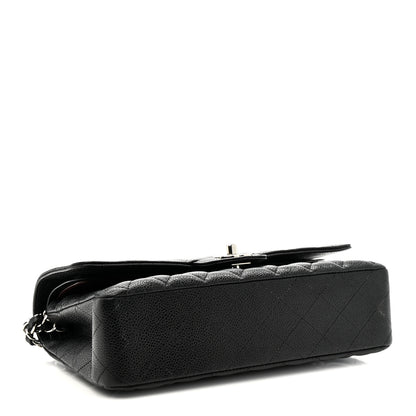 Chanel Caviar Quilted Medium Double Flap Black 7 of 19