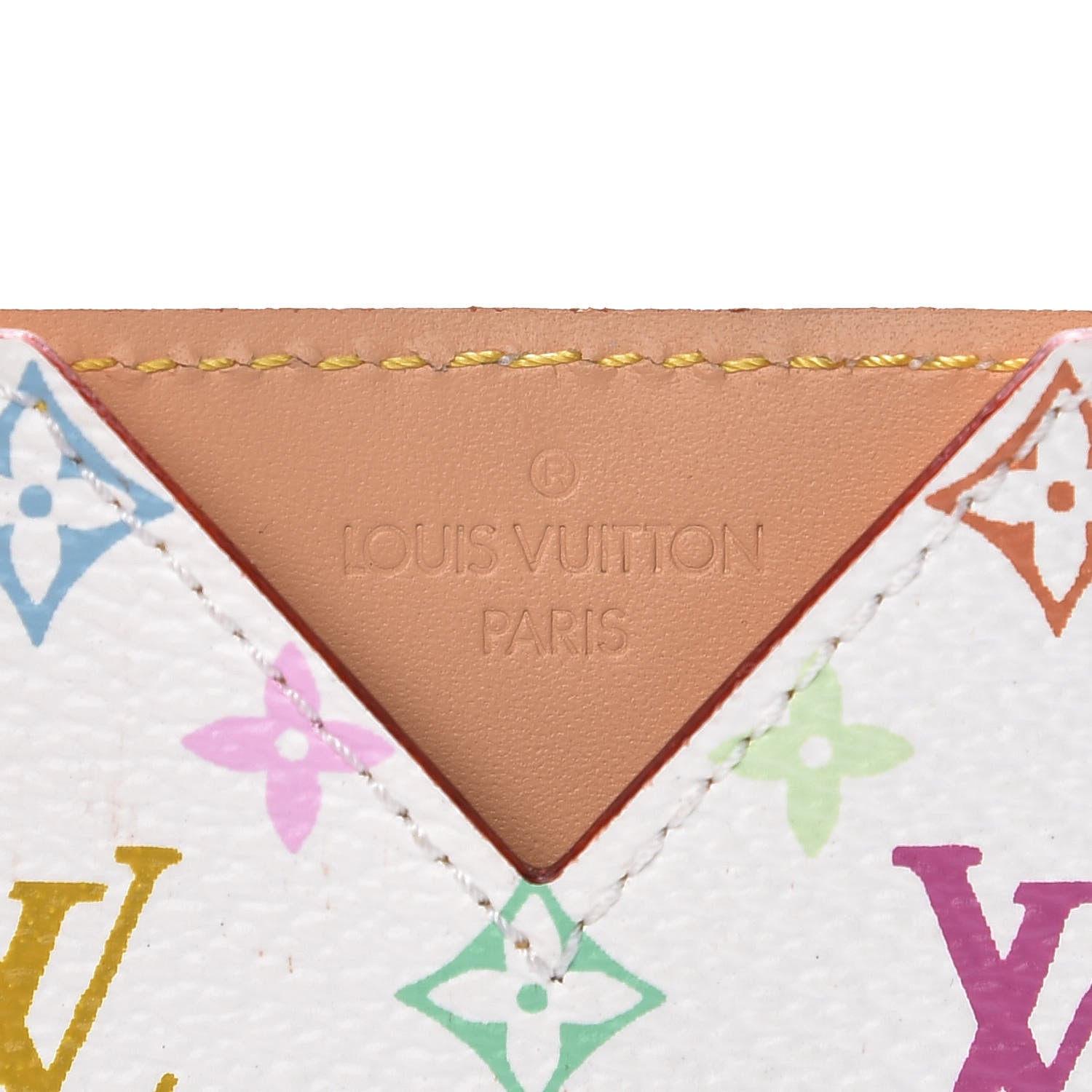 Louis Vuitton Monogram Multicolor Mirror and Case Pouch White 6 of 7