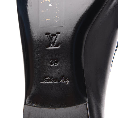 Louis Vuitton Calfskin Upper Case Flat Loafer 39 Black 8 of 8