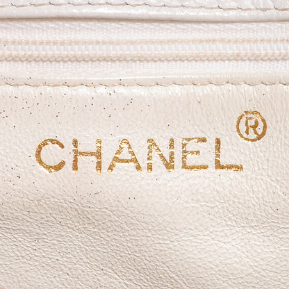 Chanel Caviar Quilted Shoulder Flap Bag White 7 of 9