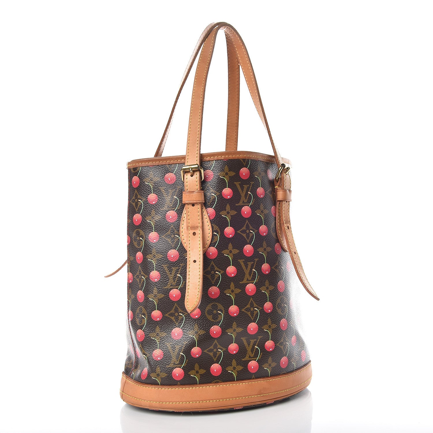 Louis Vuitton Monogram Cerises Bucket Bag 3 of 20