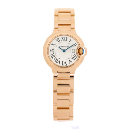 Cartier 18K Pink Gold 28mm Ballon Bleu De Cartier Quartz Watch 1 of 4